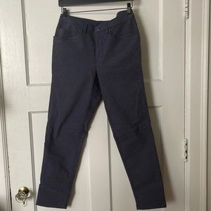 Lululemon mens abc slim pants, blue tech canvas
